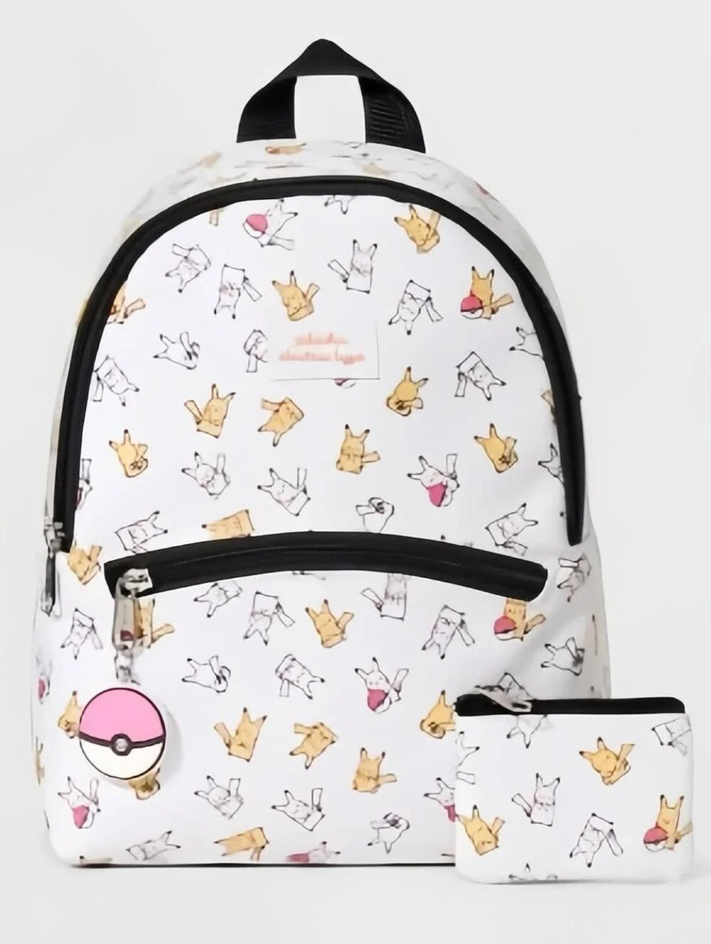 Pokemon Small Backpack & Coin Pouch Pikachu Print